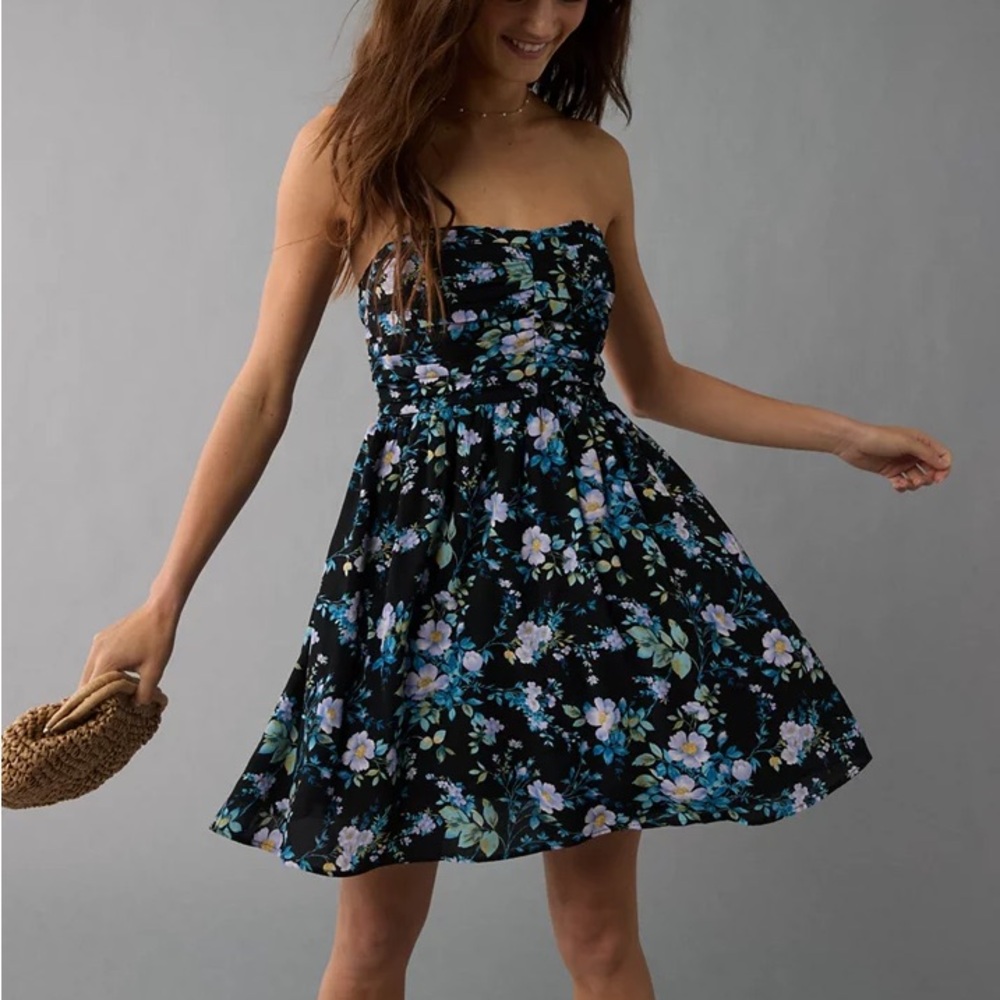 AE Pleated Mini Dress